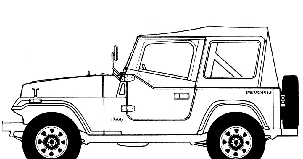 Coloring Page Jeep Cherokee Grill Coloring Pages